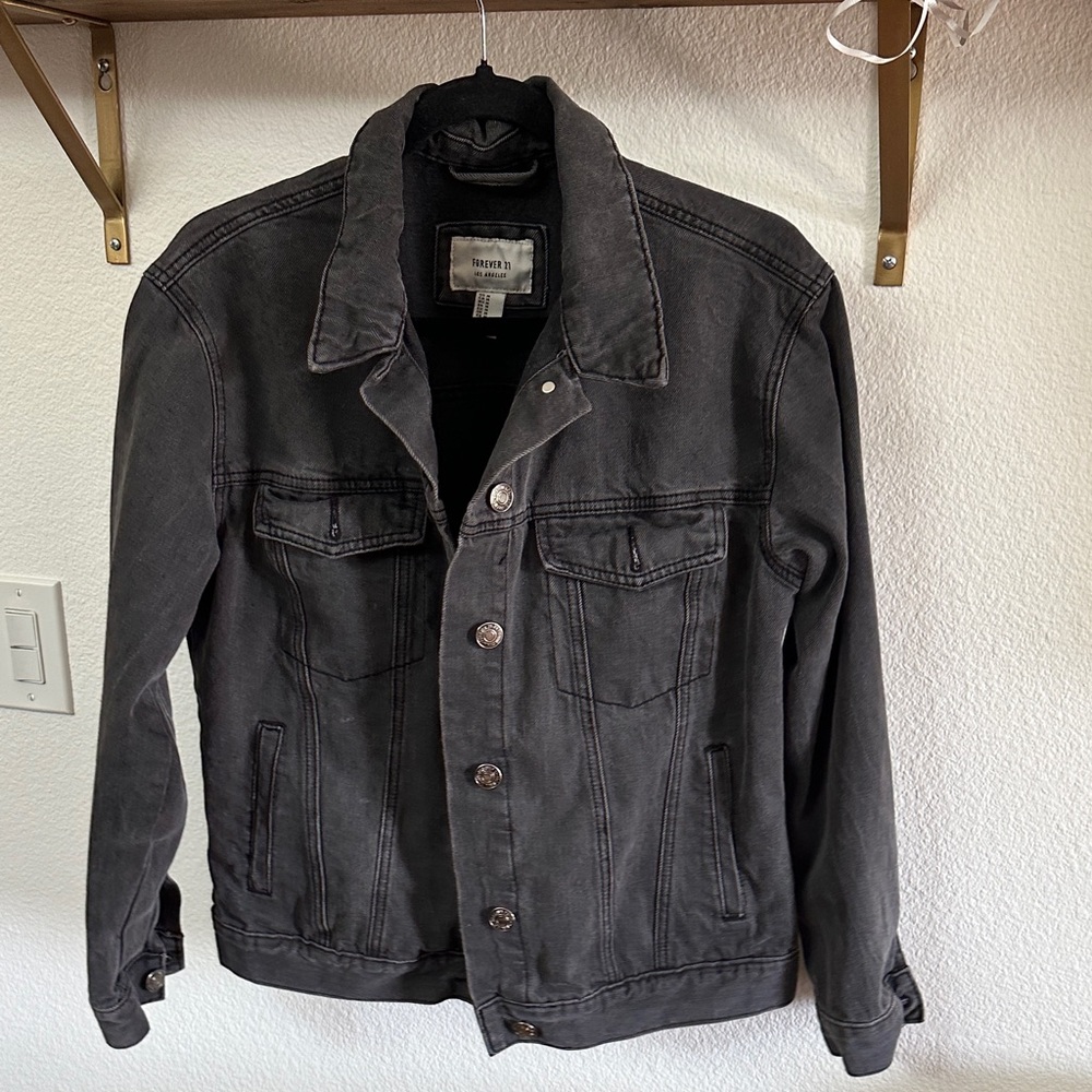 Forever 21 Women’s Denim Black Jacket